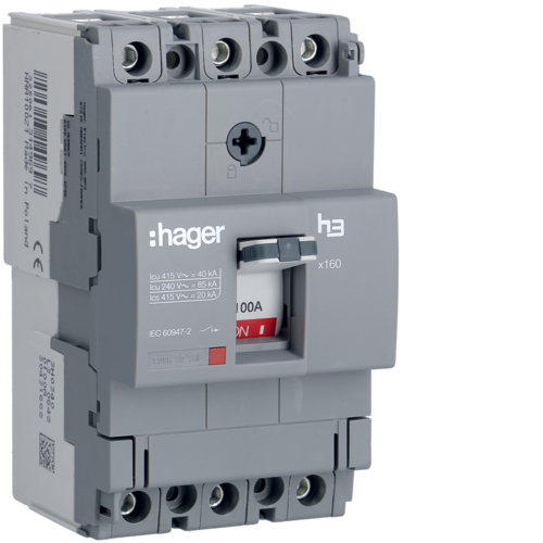 MCCB 3P 100A 40kA - HNA100Z | Makel.vn